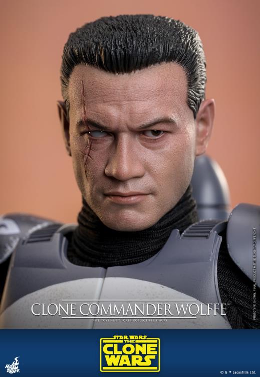 Star Wars: The Clone Wars TMS141 Clone Commander Wolffe 1/6th Scale Collectible Figure Gallery Image 19