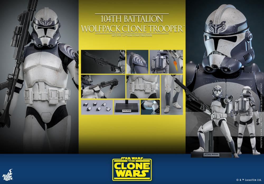 Star Wars: The Clone Wars TMS142 104th Battalion Wolfpack Clone