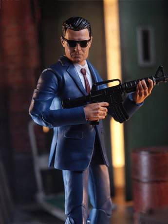 Soldiers of Fortune The Agent/The Enemy (Light Blue) 1/12 Scale Action Figure Gallery Image 2
