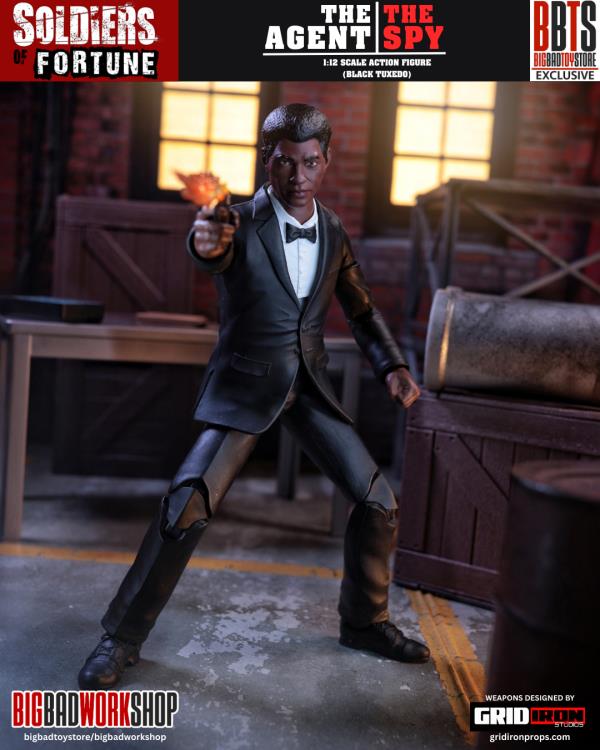 Soldiers of Fortune The Agent/The Spy (Black Tuxedo) 1/12 Scale