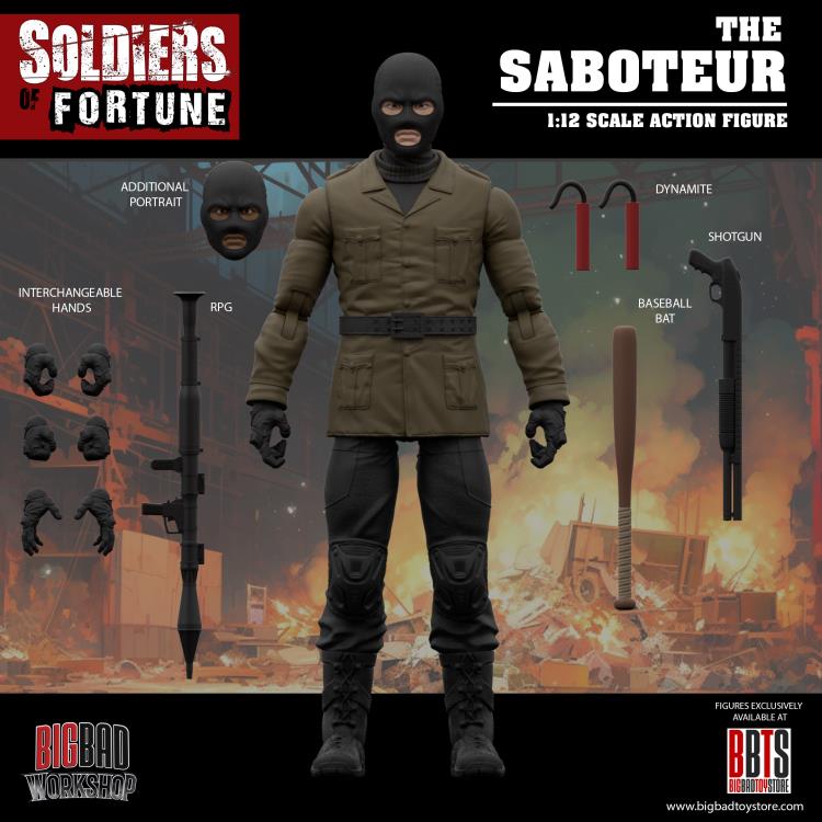 Soldiers of Fortune The Saboteur 1/12 Scale Action Figure Gallery Image 11