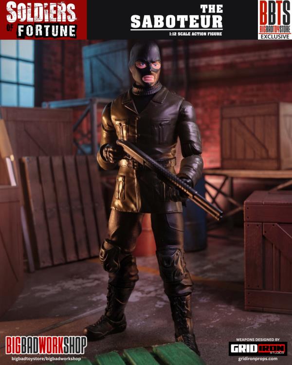 Soldiers of Fortune The Saboteur 1/12 Scale Action Figure Gallery Image 4