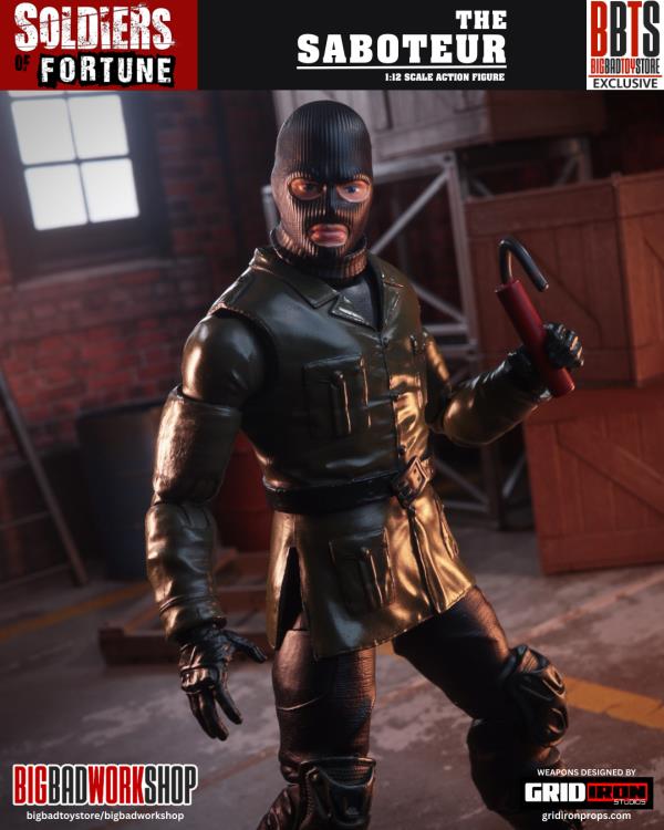 Soldiers of Fortune The Saboteur 1/12 Scale Action Figure Gallery Image 9