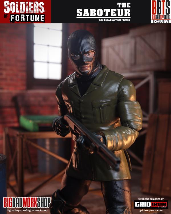 Soldiers of Fortune Set of Six 1/12 Scale Action Figures (with Bonus Figure) Gallery Image 58