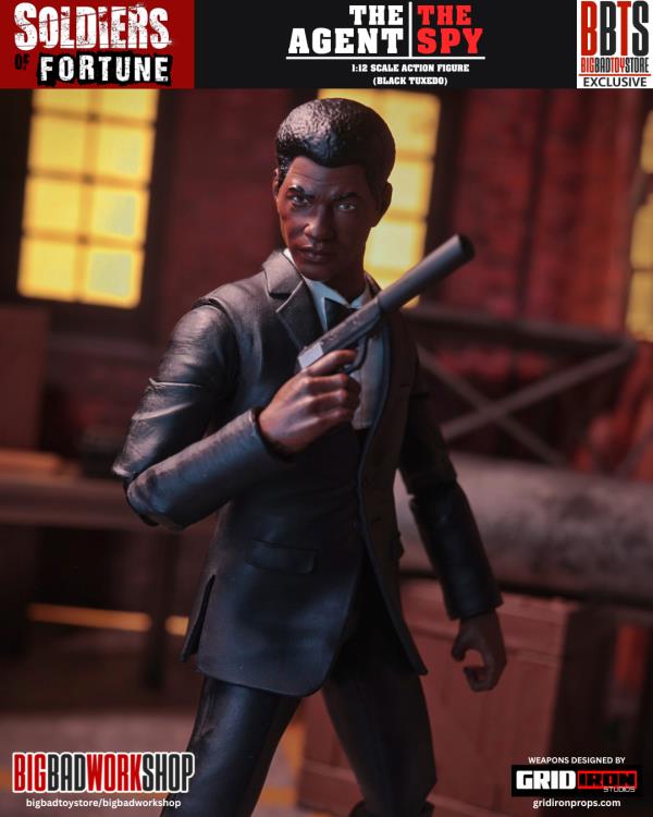 Soldiers of Fortune Set of Six 1/12 Scale Action Figures (with Bonus Figure) Gallery Image 20