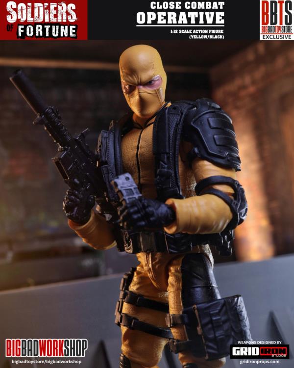 Soldiers of Fortune Set of Six 1/12 Scale Action Figures (with Bonus Figure) Gallery Image 48