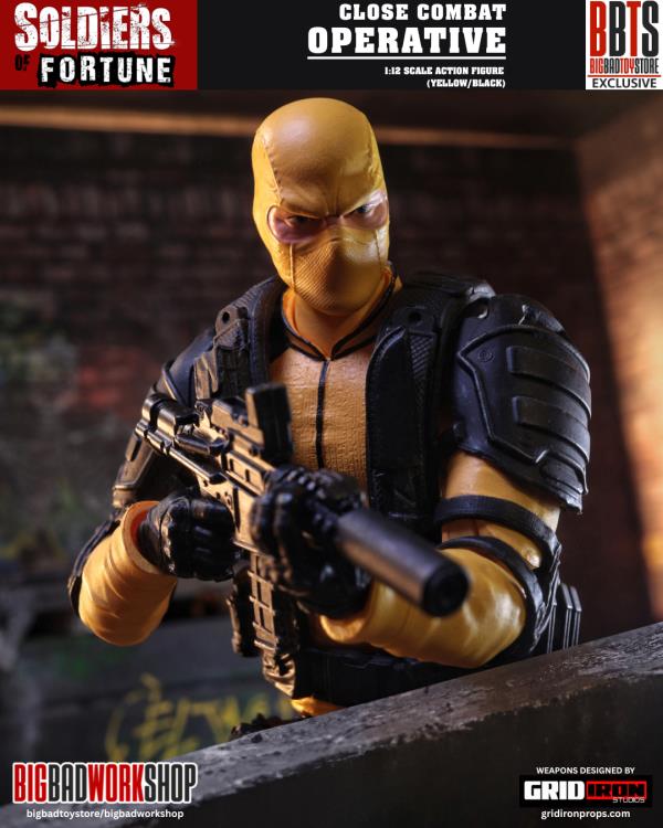 Soldiers of Fortune Set of Six 1/12 Scale Action Figures (with Bonus Figure) Gallery Image 50