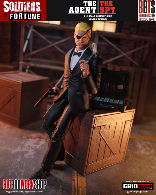 Soldiers of Fortune Set of Six 1/12 Scale Action Figures (with Bonus Figure) Gallery Image 23