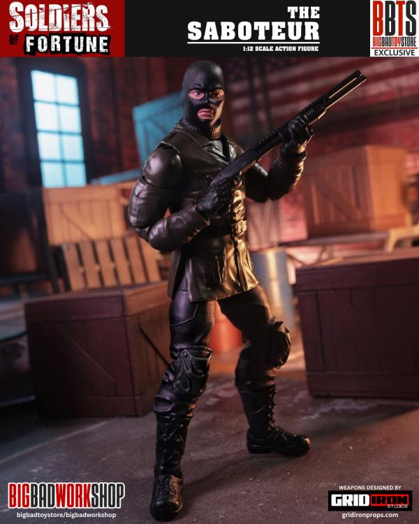 Soldiers of Fortune Set of Six 1/12 Scale Action Figures (with Bonus Figure) Gallery Image 53