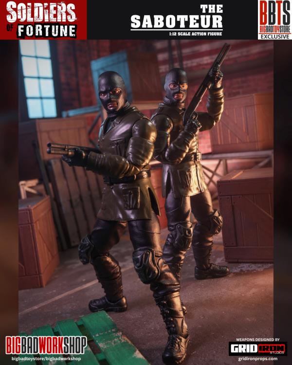 Soldiers of Fortune Set of Six 1/12 Scale Action Figures (with Bonus Figure) Gallery Image 54