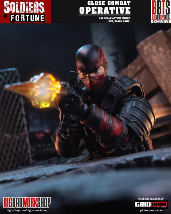 Soldiers of Fortune Set of Six 1/12 Scale Action Figures (with Bonus Figure) Gallery Image 41