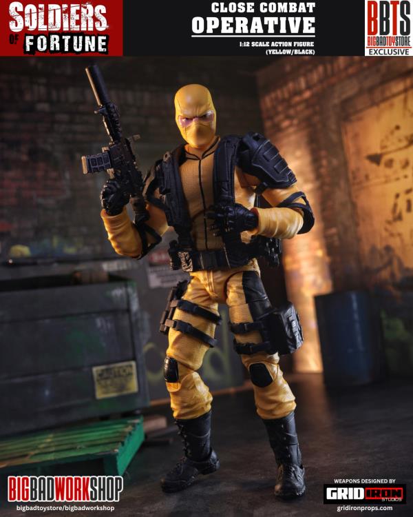 Soldiers of Fortune Set of Six 1/12 Scale Action Figures (with Bonus Figure) Gallery Image 44