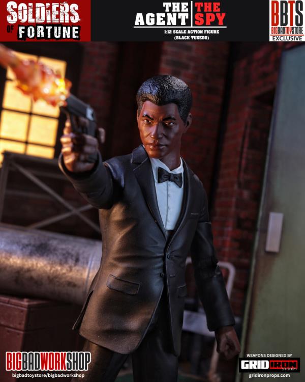 Soldiers of Fortune Set of Six 1/12 Scale Action Figures (with Bonus Figure) Gallery Image 22