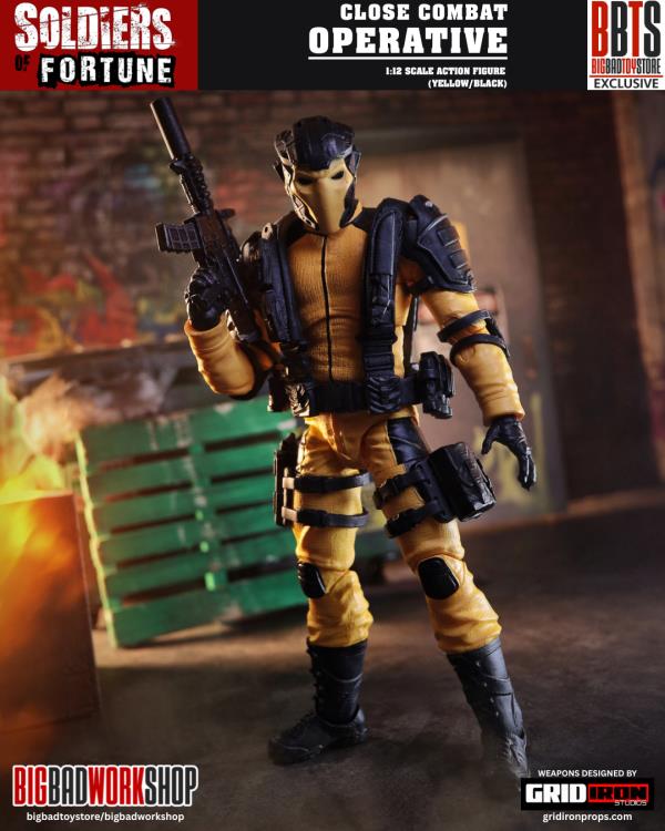 Soldiers of Fortune Set of Six 1/12 Scale Action Figures (with Bonus Figure) Gallery Image 45