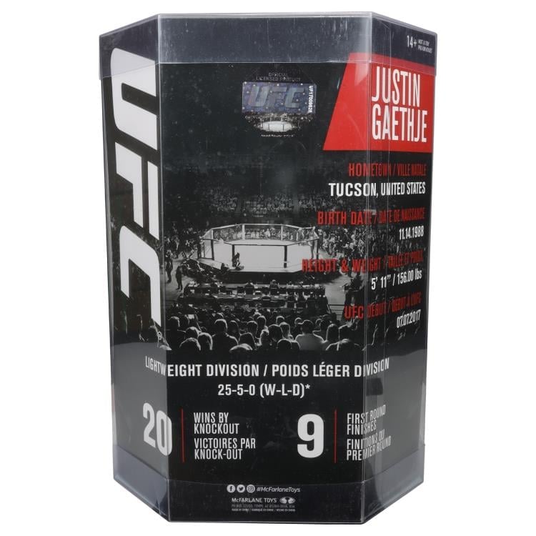 UFC SportsPicks Justin Gaethje 7" Posed Figure Gallery Image 7