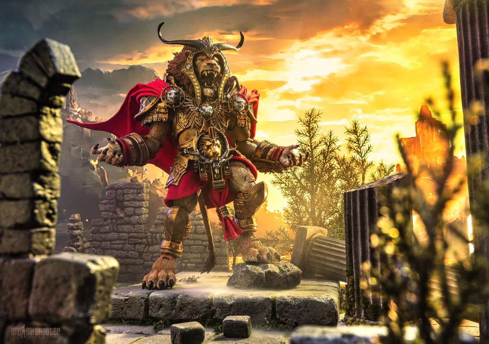 Mythic Legions: Reign of the Beasts Leodysseus Ogre-Scale Action Figure Gallery Image 3