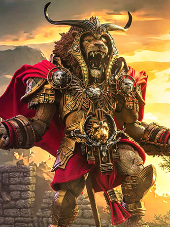 Mythic Legions: Reign of the Beasts Leodysseus Ogre-Scale Action Figure Gallery Image 2