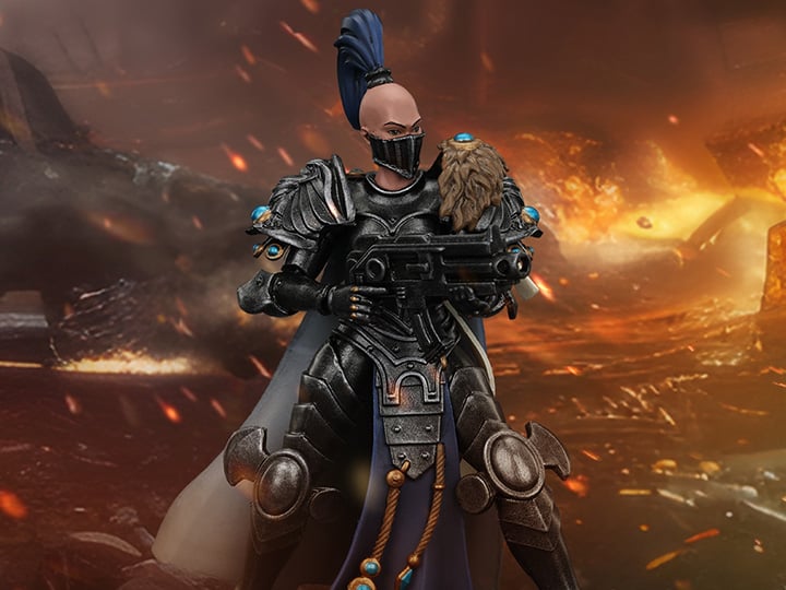 Warhammer: The Horus Heresy Sisters of Silence Argent Lynx Vigilator Cadre Vigilator (Ver. 1) 1/18 Scale Action Figure Gallery Image 1