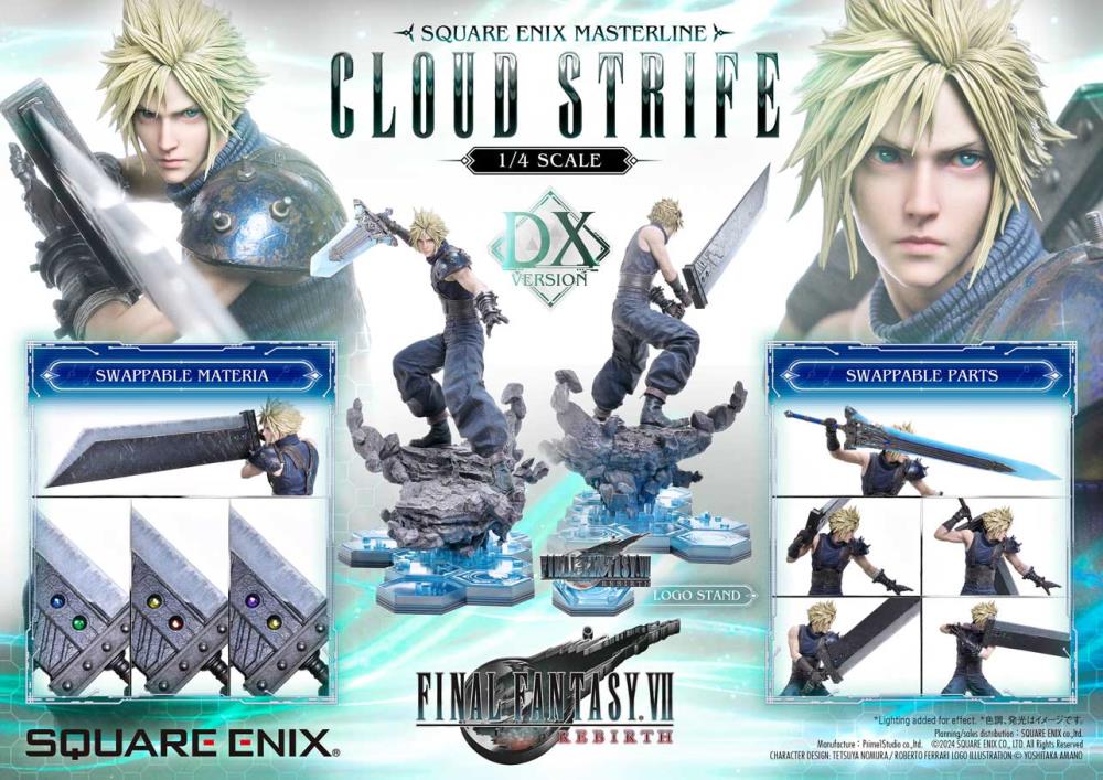 Final Fantasy VII Rebirth Square Enix Masterline Cloud Strife