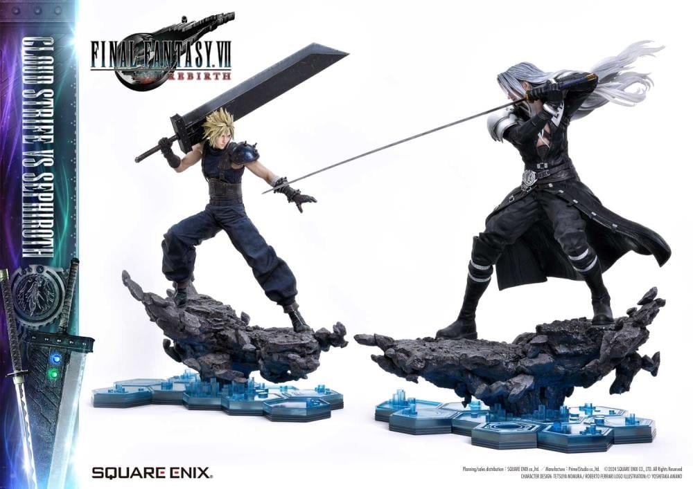 Final Fantasy VII Rebirth Square Enix Masterline Cloud Strife vs