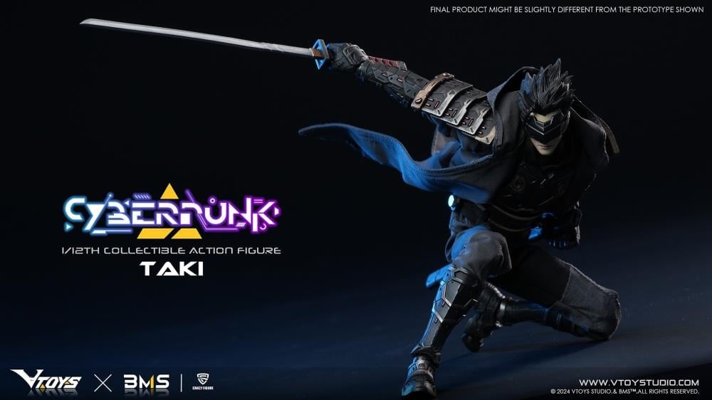 Cyberpunk Samurai Taki 1/12 Scale Action Figure (with Bonus) Gallery Image 5