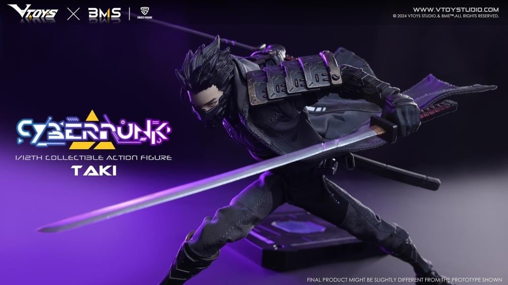 Cyberpunk Samurai Taki 1/12 Scale Action Figure (with Bonus) Gallery Image 7