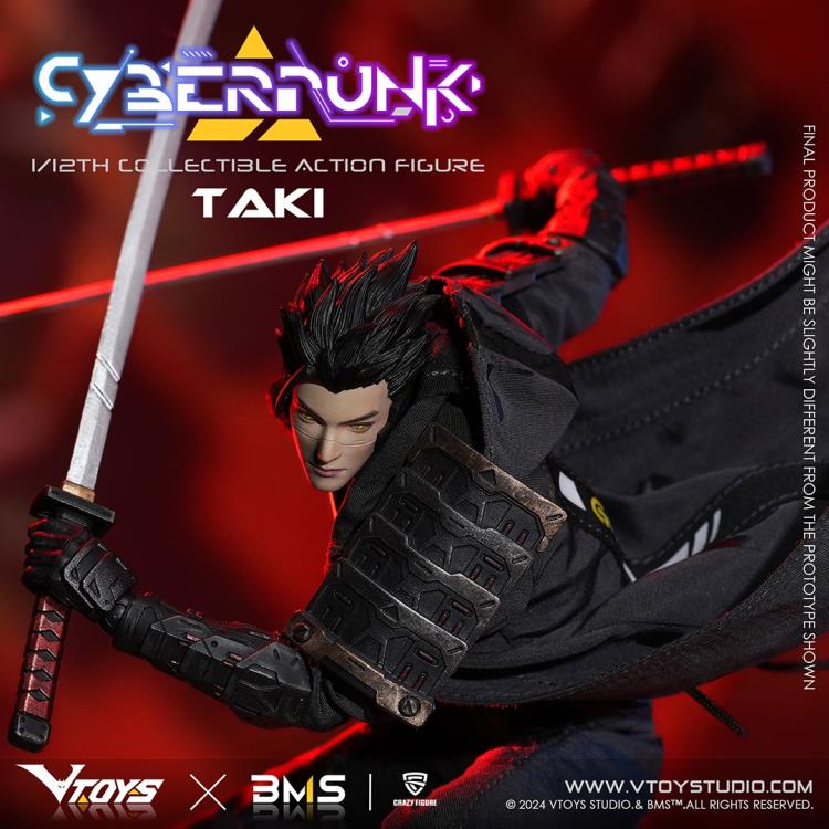Cyberpunk Samurai Taki 1/12 Scale Action Figure (with Bonus) Gallery Image 13