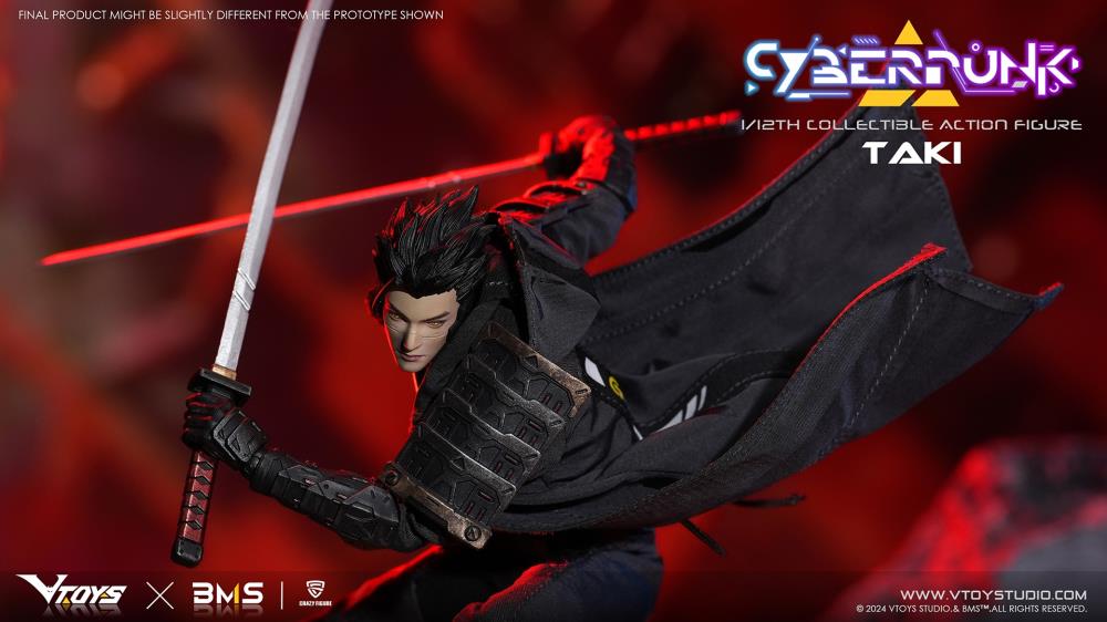 Cyberpunk Samurai Taki 1/12 Scale Action Figure (with Bonus) Gallery Image 4