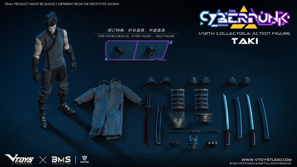 Cyberpunk Samurai Taki 1/12 Scale Action Figure (with Bonus) Gallery Image 20