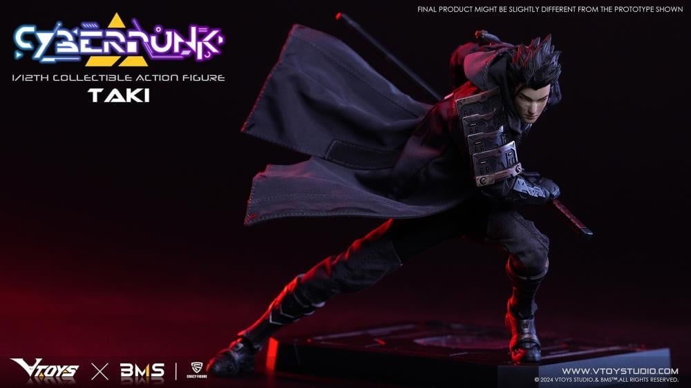 Cyberpunk Samurai Taki 1/12 Scale Action Figure (with Bonus) Gallery Image 3