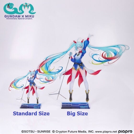 BIGアクスタ Mobile Suit Gundam x Hatsune Miku (Big Size Ver.) Exclusive