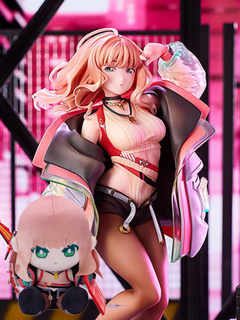 Gridman Universe Yume Minami (Dreamy Divas Ver.) 1/7 Scale Figure with Plushie Gallery Image 2