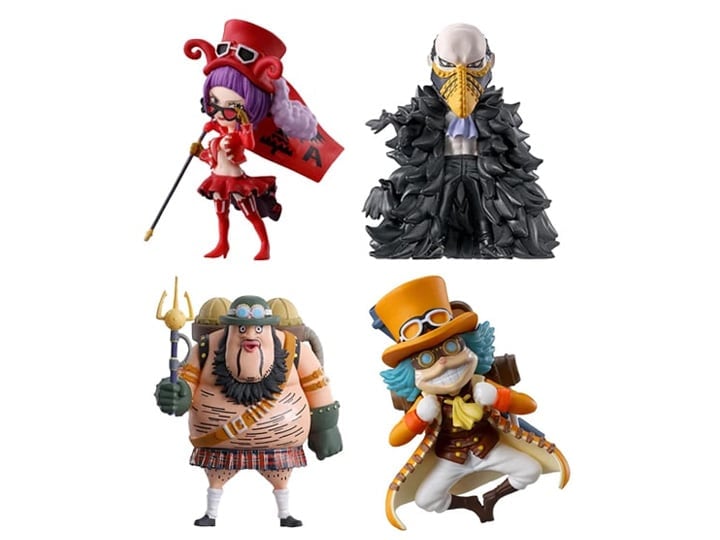 One Piece Onepi no Mi Revolutionary Army Commander Set of 4 Figures