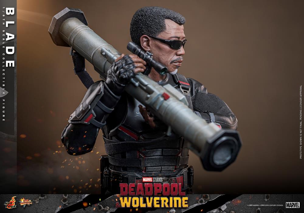 Deadpool & Wolverine MMS791 Blade 1/6th Scale Collectible Figure Gallery Image 9