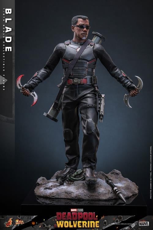 Deadpool & Wolverine MMS791 Blade 1/6th Scale Collectible Figure Gallery Image 4