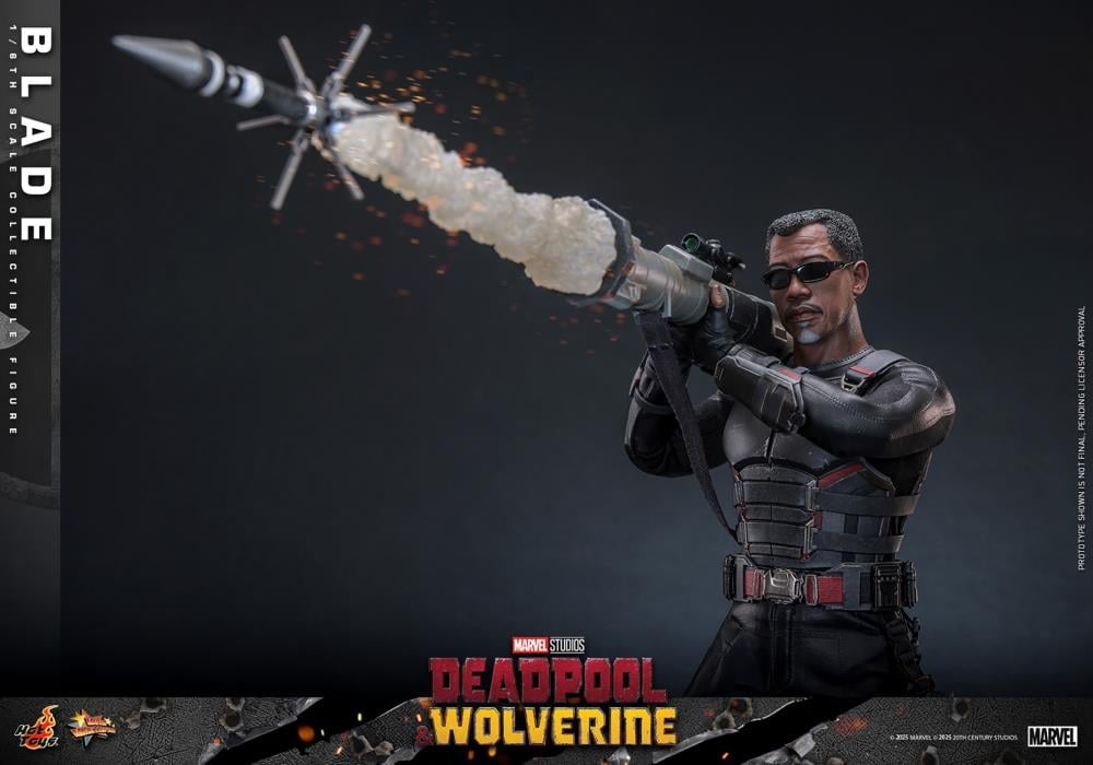 Deadpool & Wolverine MMS791 Blade 1/6th Scale Collectible Figure Gallery Image 6