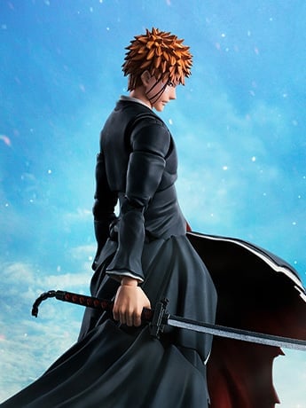 Bleach S.H.Figuarts Ichigo Kurosaki (Getsugatensho Ver.) Action Figure
