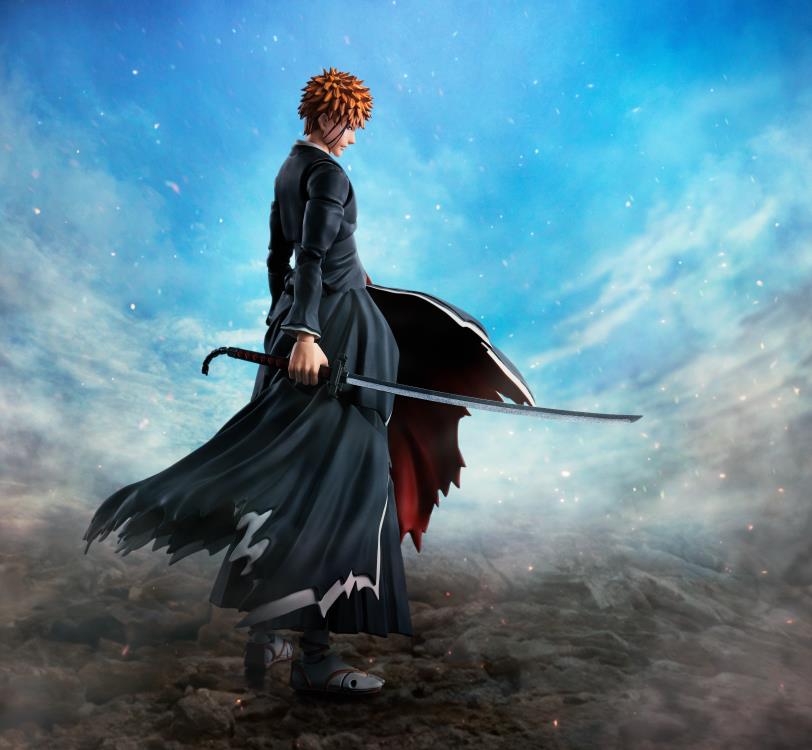 Bleach S.H.Figuarts Ichigo Kurosaki (Getsugatensho Ver.) Action Figure