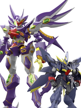Super Robot Wars OG: Original Generations SMP R-Gun Rivale & Wildschwein Model Kit Set Gallery Image 2
