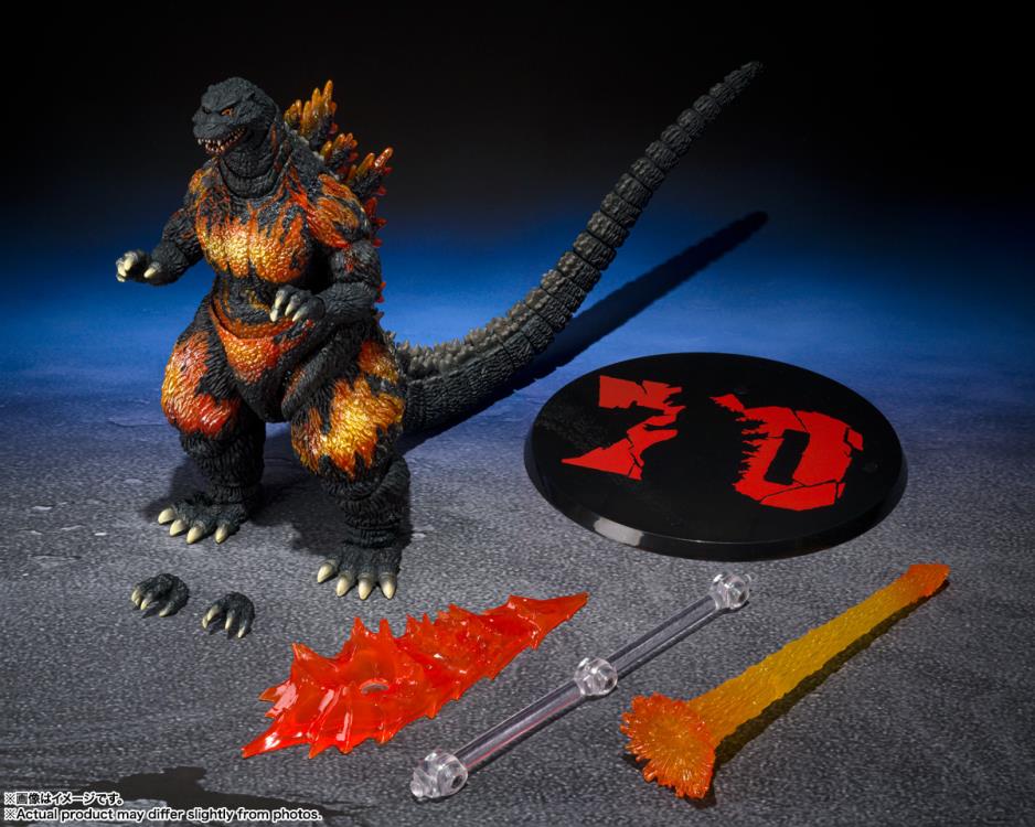 Godzilla vs. Destoroyah S.H.MonsterArts Godzilla (70th Anniversary Special Ver.) Action Figure Gallery Image 8