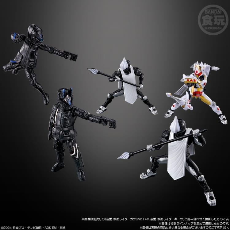 Kamen Rider So-Do Kamen Rider GAVV Action Agent Box of 8 Figure & Accessory Packs Gallery Image 9