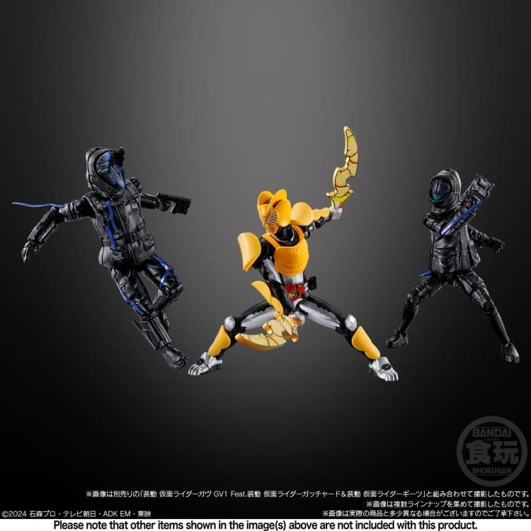 Kamen Rider So-Do Kamen Rider GAVV Action Agent Box of 8 Figure & Accessory Packs Gallery Image 7