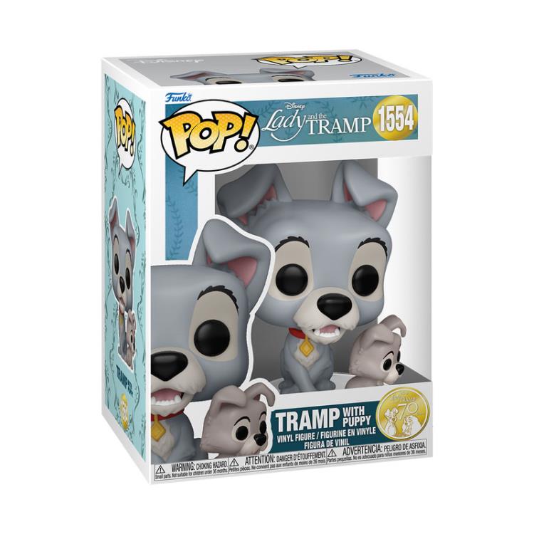 Lady and the Tramp Pop! Disney #1554 Tramp with Puppy