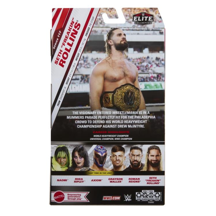 WWE Elite Collection Series 117 Seth Rollins Action Figure Gallery Image 9