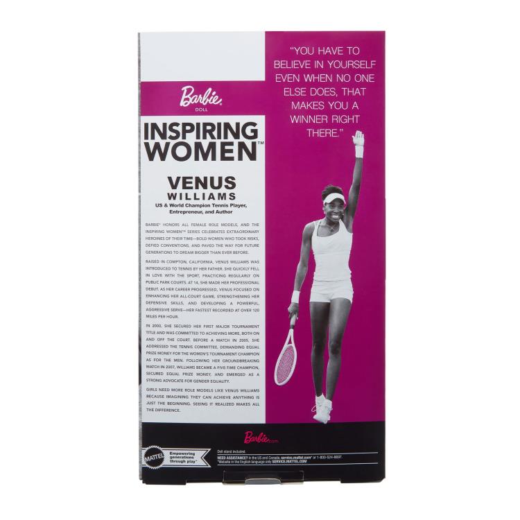 Barbie Inspiring Women Series Venus Williams Gallery Image 19