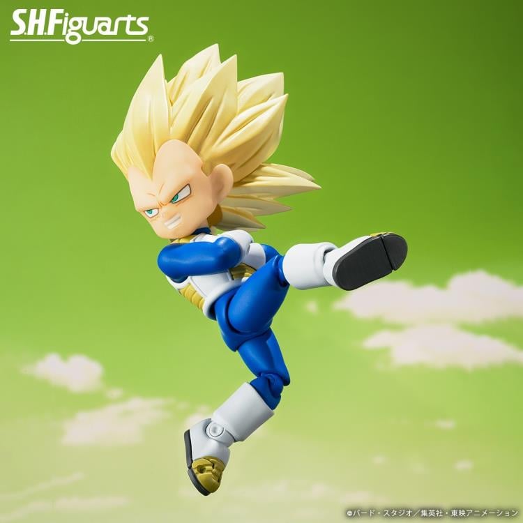 Dragon Ball Daima S.H.Figuarts Super Saiyan 3 Vegeta (Mini) Exclusive Action Figure Gallery Image 6
