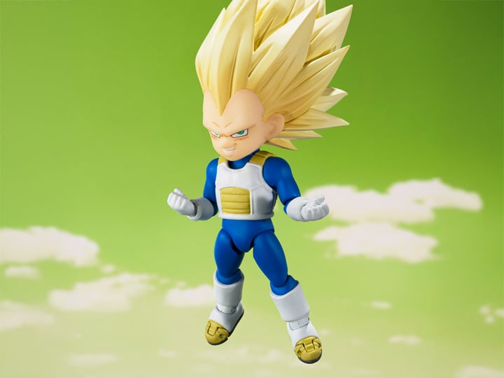 Dragon Ball Daima S.H.Figuarts Super Saiyan 3 Vegeta (Mini) Exclusive Action Figure Gallery Image 1