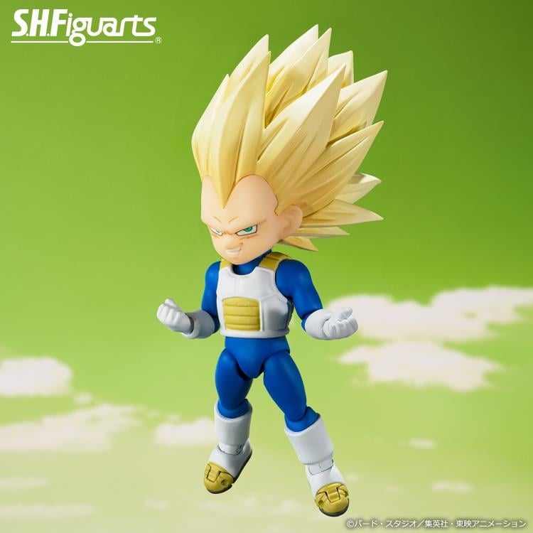 Dragon Ball Daima S.H.Figuarts Super Saiyan 3 Vegeta (Mini) Exclusive Action Figure Gallery Image 3