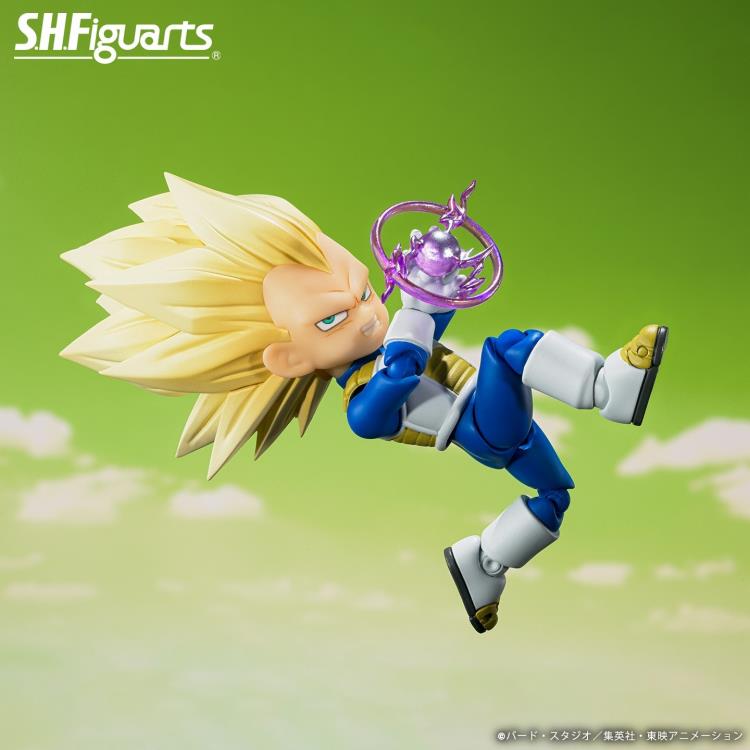 Dragon Ball Daima S.H.Figuarts Super Saiyan 3 Vegeta (Mini) Exclusive Action Figure Gallery Image 5