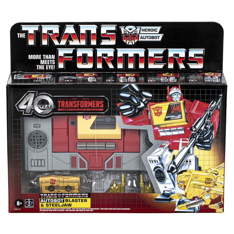 Transformers Retro G1 40th Anniversary Blaster & Steeljaw Exclusive Action Figure Set Gallery Image 6